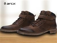 Arcx Мотоциклетные Туристические Ботинки Винтажный Дизайн Повседневная Одежда Из Воловьей Кожи Женские Ботинки Для Верховой Езды
